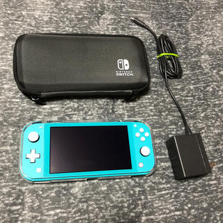 ニンテンドースイッチ(Nintendo Switch)のニンテンドースイッチライト　箱なしケース付き(携帯用ゲーム機本体)