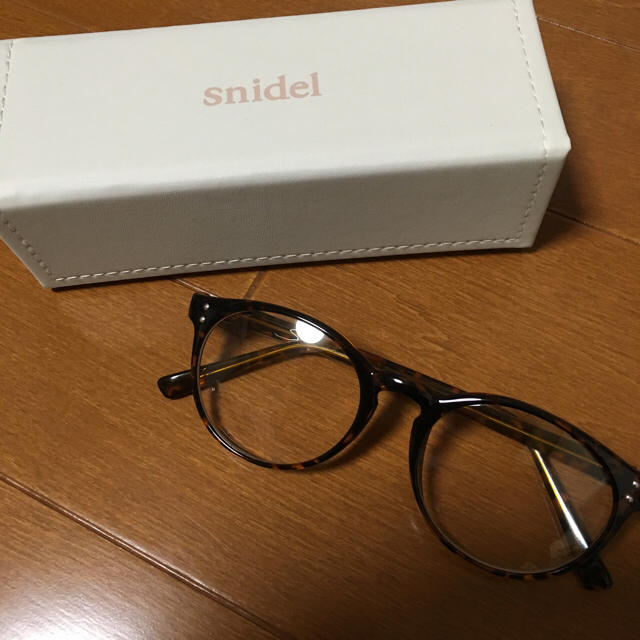 SNIDEL(スナイデル)のスナイデル✾アンティーク調フレームグラス レディースのファッション小物(サングラス/メガネ)の商品写真