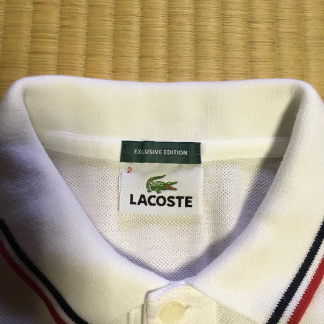 LACOSTE(ラコステ)のラコステ  ポロシャツ　白色　エディフィス　別注 メンズのトップス(ポロシャツ)の商品写真