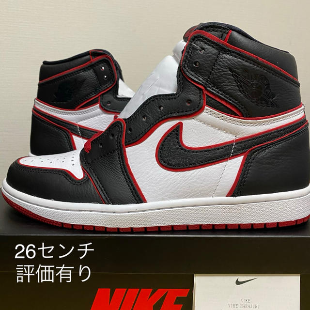 NIKE(ナイキ)のair jordan1 blood line メンズの靴/シューズ(スニーカー)の商品写真