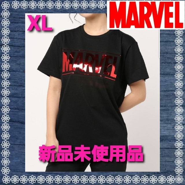 MARVEL(マーベル)の【MARVEL】マーベル Tシャツ ブラック(XL)メンズ・レディース メンズのトップス(Tシャツ/カットソー(半袖/袖なし))の商品写真