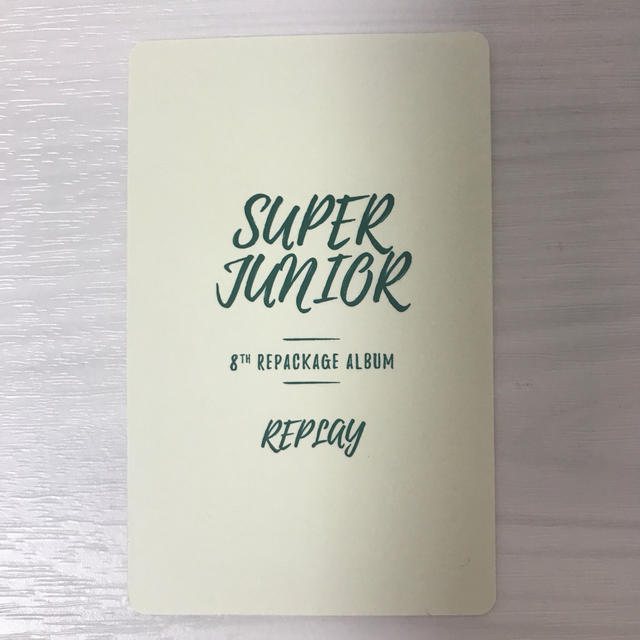 SUPER JUNIOR(スーパージュニア)のSuper Junior イェソン キノトレカ エンタメ/ホビーのタレントグッズ(アイドルグッズ)の商品写真
