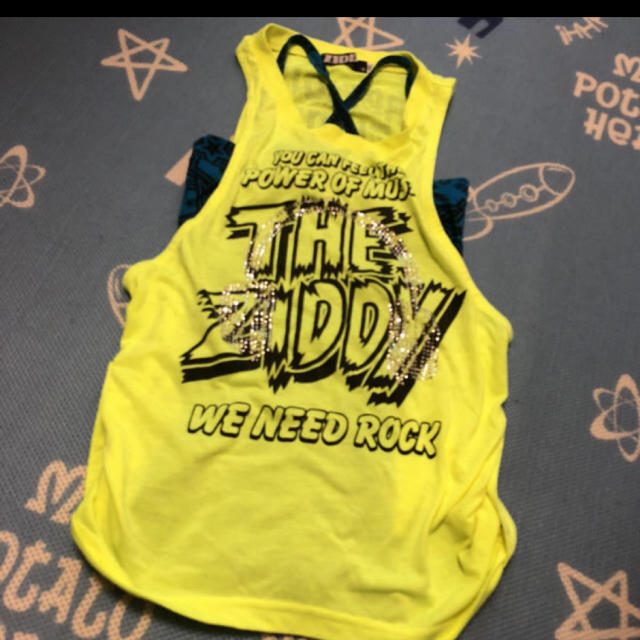 ZIDDY(ジディー)のZIDDY ロックなキャミタンクセット  キッズ/ベビー/マタニティのキッズ服女の子用(90cm~)(Tシャツ/カットソー)の商品写真