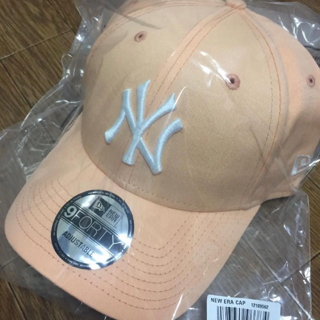 NEW ERA(ニューエラー)のNew Era NY ニューエラ ヤンキース キャップ ピンク 新品未使用 メンズの帽子(キャップ)の商品写真