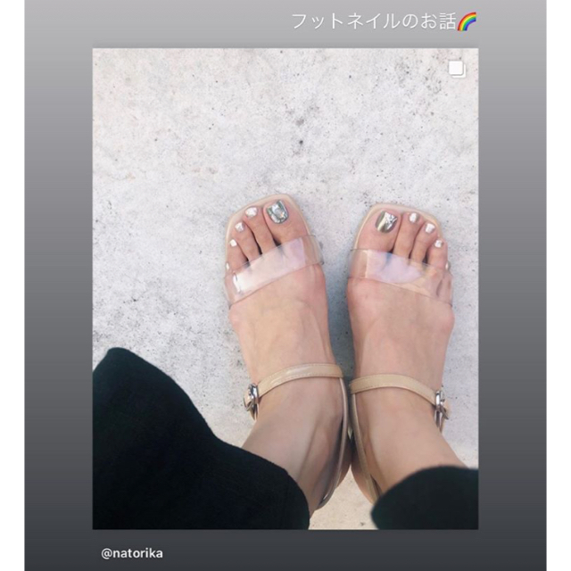 moussy(マウジー)の毎年人気♡MOUSSY JELLY STRAP SANDALS♡クリアサンダル レディースの靴/シューズ(サンダル)の商品写真