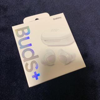 サムスン(SAMSUNG)の新品未開封　サムソン　Samsung Galaxy buds+　ホワイト(ヘッドフォン/イヤフォン)