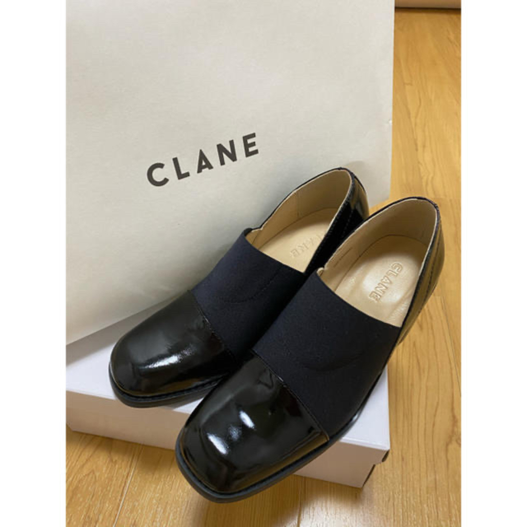 clane WIDE GORE FLAT SHOES ローファー靴/シューズ