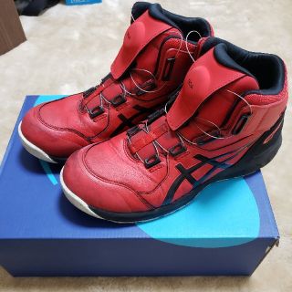 アシックス(asics)のアシックス　安全靴　26.0 WINJOB CP304 BOA 　RED  赤(その他)