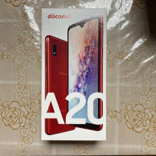 ギャラクシー(Galaxy)のGALAXY A20 RED ③(スマートフォン本体)