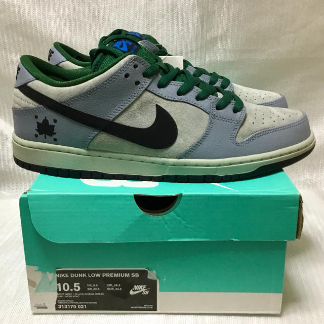 正規品販売! NIKE - 新品未使用 ナイキダンクエスビー メイプルリーフ