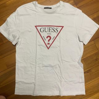 ゲス(GUESS)のGUESS 白Tシャツ(Tシャツ/カットソー(半袖/袖なし))