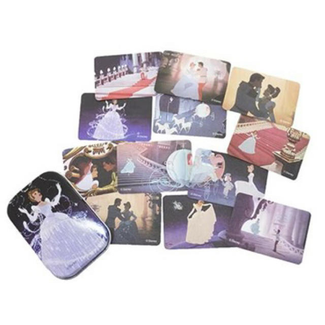シンデレラ　カード　シール　ミニステッカー  缶 エンタメ/ホビーのアニメグッズ(カード)の商品写真
