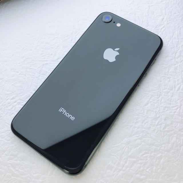 【新品バッテリー】iPhone8  SIMフリー　スペースグレー