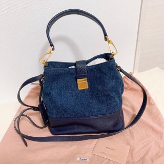 ミュウミュウ マドラス ショルダーバッグ(レディース)(デニム)の通販