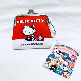 サンリオ(サンリオ)のHELLO KITTY ハローキティ ミニがま口財布(コインケース)