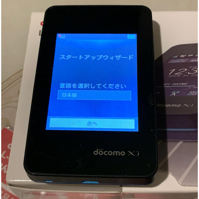 NTTdocomo(エヌティティドコモ)のdocomo Wi-Fi L-01G  WI-FI STATION 中古品 スマホ/家電/カメラのPC/タブレット(PC周辺機器)の商品写真