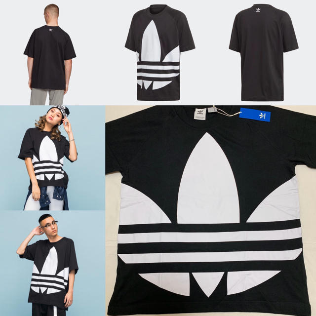 adidas(アディダス)の新品　アディダス オリジナルス  ビッグ トレフォイル ボクシー　Tシャツ　XS メンズのトップス(Tシャツ/カットソー(半袖/袖なし))の商品写真