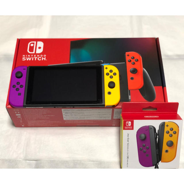 美品 送料無料 任天堂 switch 本体 ニンテンドー スイッチ ネオン