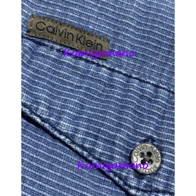 Calvin Klein(カルバンクライン)の90s ビンテージ CK カルバンクライン デニムシャツ ジーンズ メンズのトップス(シャツ)の商品写真