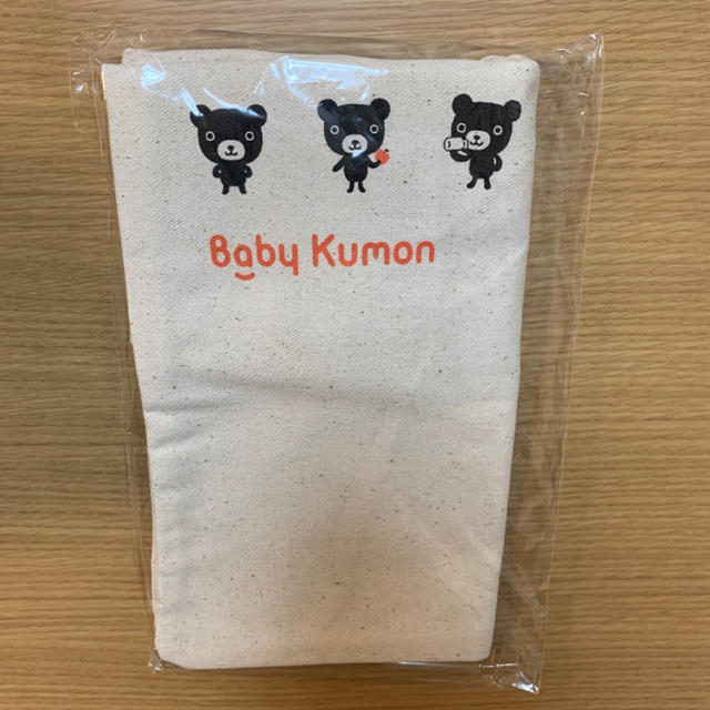 未開封 ベビークモン エコバッグ くろくまくん Baby Kumon 公文 レディースのバッグ(エコバッグ)の商品写真