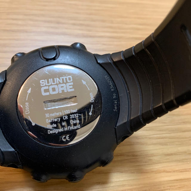 電池交換済 SUUNTO CORE スントコア BLACK ブラック×イエロー