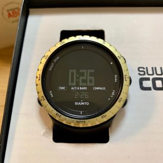 スント(SUUNTO)の電池交換済 SUUNTO CORE スントコア BLACK ブラック×イエロー(腕時計(デジタル))