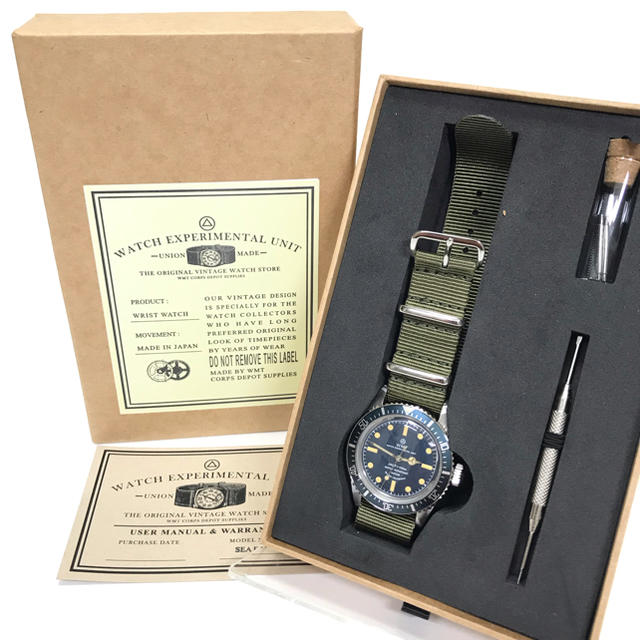 新品！WMT SEA DIVER 時計 メンズの時計(腕時計(アナログ))の商品写真