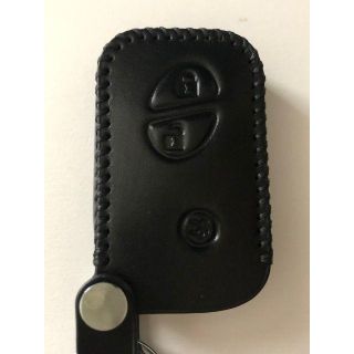 レクサス LEXUS 牛革ジャストフィット ケース黒LS GS RX IS CT(車内アクセサリ)