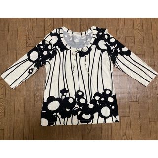 マリメッコ(marimekko)のさらにお値下中☆マリメッコ ミカピーライネン　七分袖カットソー(カットソー(長袖/七分))