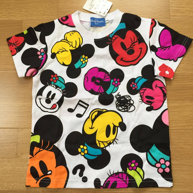 Disney(ディズニー)のディズニーランド☆ミニーTシャツ110 キッズ/ベビー/マタニティのキッズ服女の子用(90cm~)(Tシャツ/カットソー)の商品写真