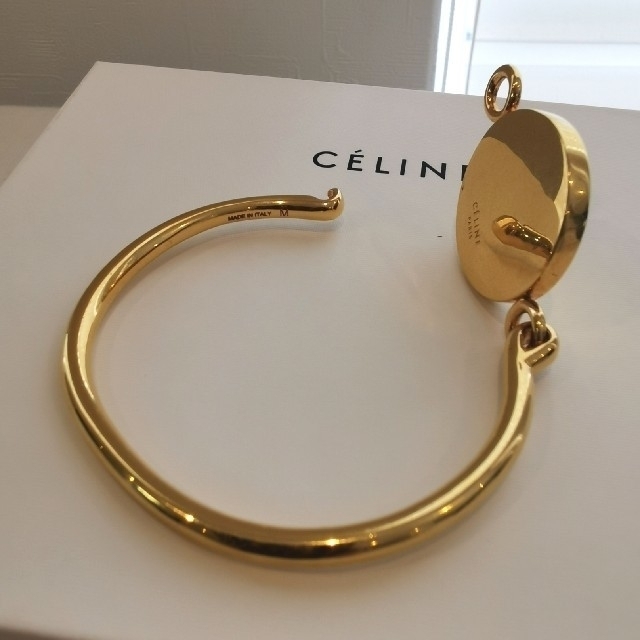 celine(セリーヌ)の旧ロゴセリーヌ　CELINE　コインブレスレット　ゴールドブレスレット レディースのアクセサリー(ブレスレット/バングル)の商品写真