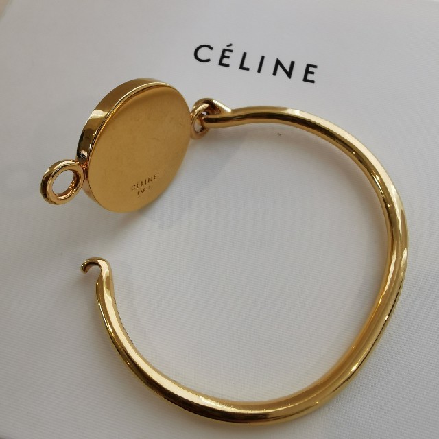 celine(セリーヌ)の旧ロゴセリーヌ　CELINE　コインブレスレット　ゴールドブレスレット レディースのアクセサリー(ブレスレット/バングル)の商品写真