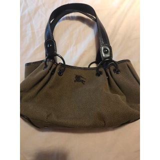 バーバリーブルーレーベル(BURBERRY BLUE LABEL)のおがまい様専用　バーバリーブルーレベル　ミニトートバック　ベージュブラウン(ショルダーバッグ)