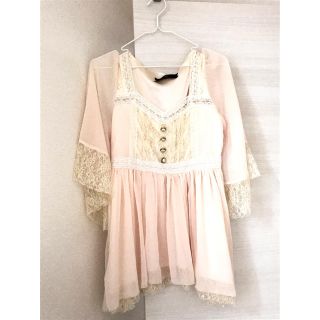 ロジータ(ROJITA)のシフォン　ペプラム　トップス(カットソー(長袖/七分))