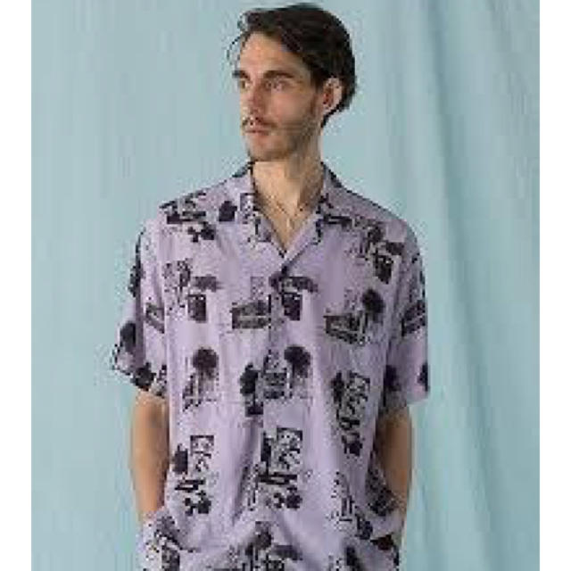 Iroquois(イロコイ)のIroquois 開襟シャツ パープル イロコイ メンズのトップス(シャツ)の商品写真