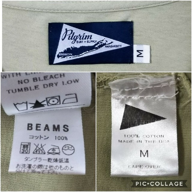 BEAMS(ビームス)のPilgrim Surf+Supply ピルグリムサーフサプライ Tシャツ 半袖 メンズのトップス(Tシャツ/カットソー(半袖/袖なし))の商品写真
