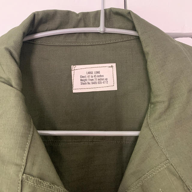 ジャングルファティーグ ジャケット 4th L-L デッドストック 新品　 メンズのジャケット/アウター(ミリタリージャケット)の商品写真