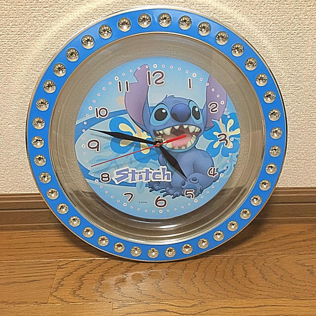 置時計 Disney ディズニー Stitch スティッチ - 置時計