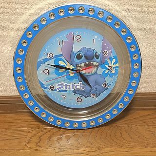 ディズニー(Disney)のStitchスティッチ壁掛け時計(置時計)