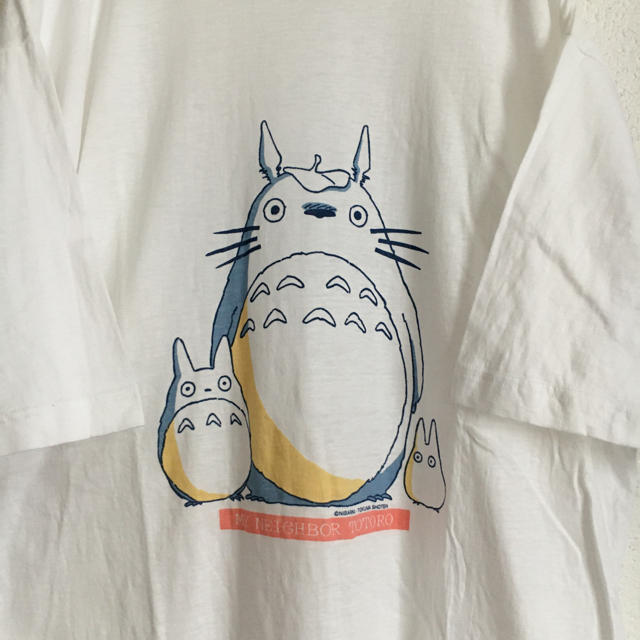 ジブリ(ジブリ)のトトロ 当時物 ジブリ tシャツ オフィシャル もののけ姫 古着 デッドストック メンズのトップス(Tシャツ/カットソー(半袖/袖なし))の商品写真