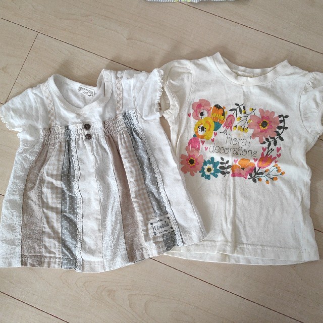 SunnyLandscape(サニーランドスケープ)の95Tシャツ2枚セット キッズ/ベビー/マタニティのキッズ服女の子用(90cm~)(Tシャツ/カットソー)の商品写真