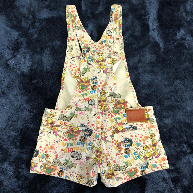 HYSTERIC GLAMOUR(ヒステリックグラマー)のヒステリックグラマー　オーバーオール　140 キッズ/ベビー/マタニティのキッズ服女の子用(90cm~)(パンツ/スパッツ)の商品写真