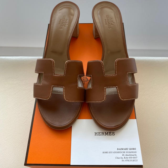 女性が喜ぶ♪ Hermes - HERMES エルメス オアジス サンダル 37