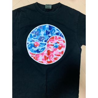 アベイシングエイプ(A BATHING APE)の激レアMサイズ！初期 BAPE ABCカモ太陰太極マークTシャツ(Tシャツ/カットソー(半袖/袖なし))