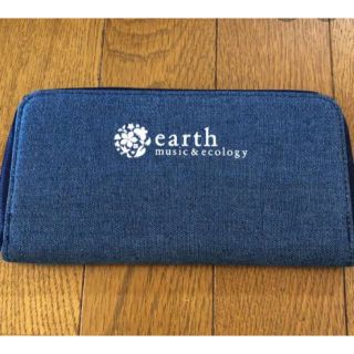 アースミュージックアンドエコロジー(earth music & ecology)の【新品】アースミュージックアンドエコロジー デニム長財布(財布)