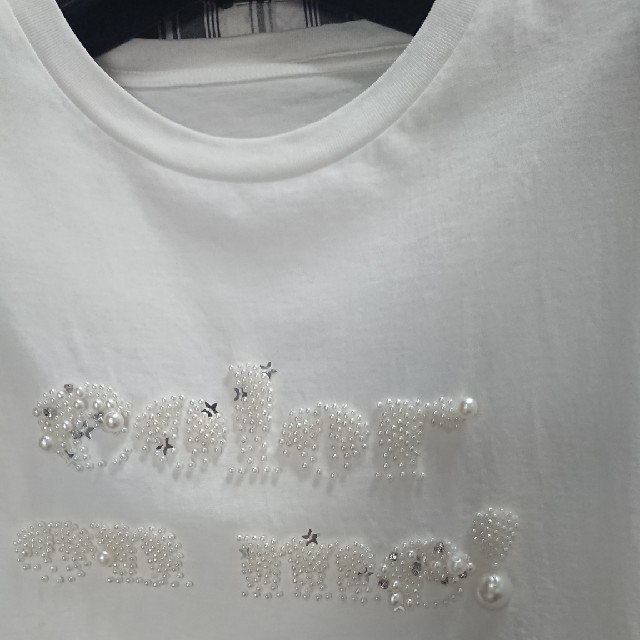 GRACE CONTINENTAL(グレースコンチネンタル)のグレースコンチネンタルロゴ刺繍トップ レディースのトップス(Tシャツ(半袖/袖なし))の商品写真