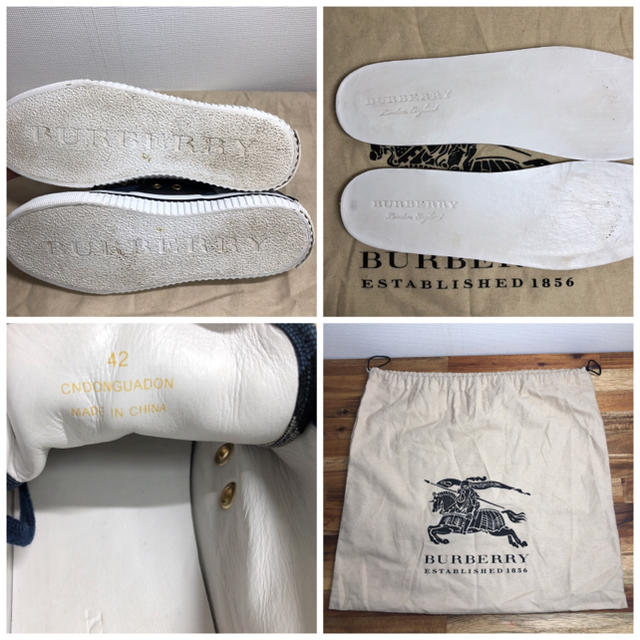 BURBERRY(バーバリー)の［最終値下げ］Burberry チェックスニーカー メンズの靴/シューズ(スニーカー)の商品写真