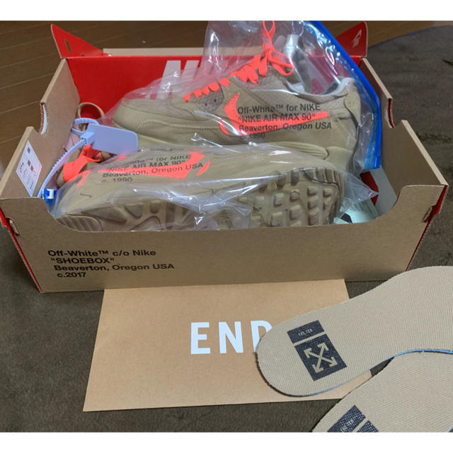現品限り一斉値下げ! NIKE - NIKE エアマックス90 オフホワイト スニーカー 現品限り一斉値下げ! NIKE - NIKE エアマックス90 オフホワイト スニーカー
