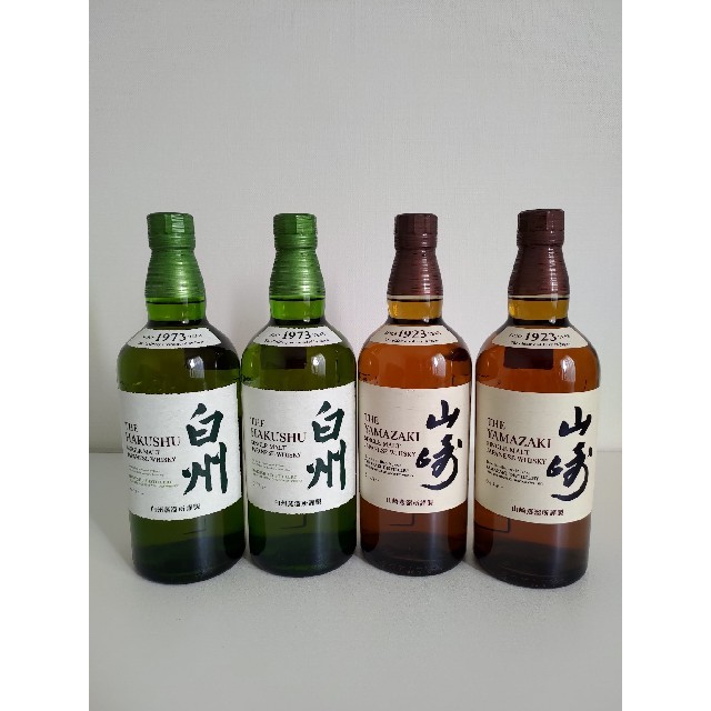 送料無料】山崎NV 白州NV 700ml×２ 4本セット-