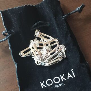 クーカイ(KOOKAI)のビンテージ　クーカイ　ロングネックレス　約92センチ(ネックレス)